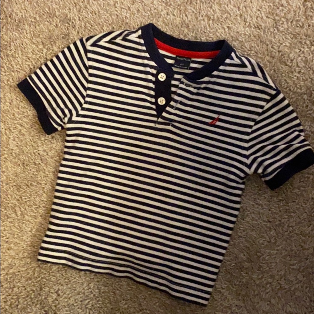 Kids 2T striped náutica shirt
